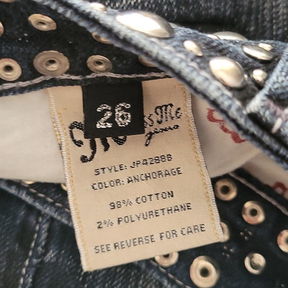 Miss Me Flared Jeans Size 26 33" - Picture 6 of 6